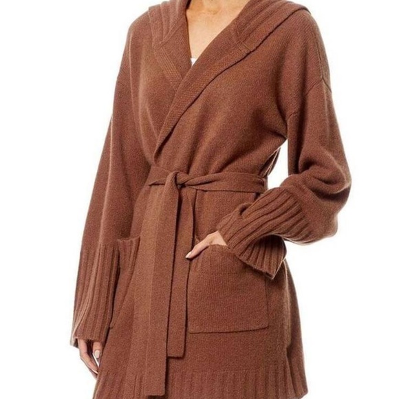 360 Cashmere Sweaters - 360 Cashmere Raina Hooded Sweater Cardigan